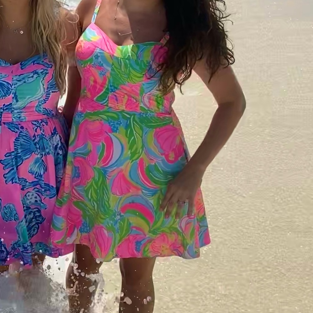 LILLY PULITZER WILLOW DRESS FIT FLARE DRESS 4